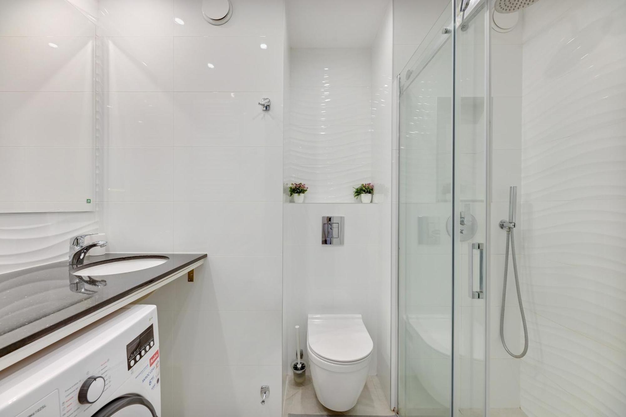 Flatbook Apartments Waterlane Island Spa With Riverview 格但斯克 外观 照片