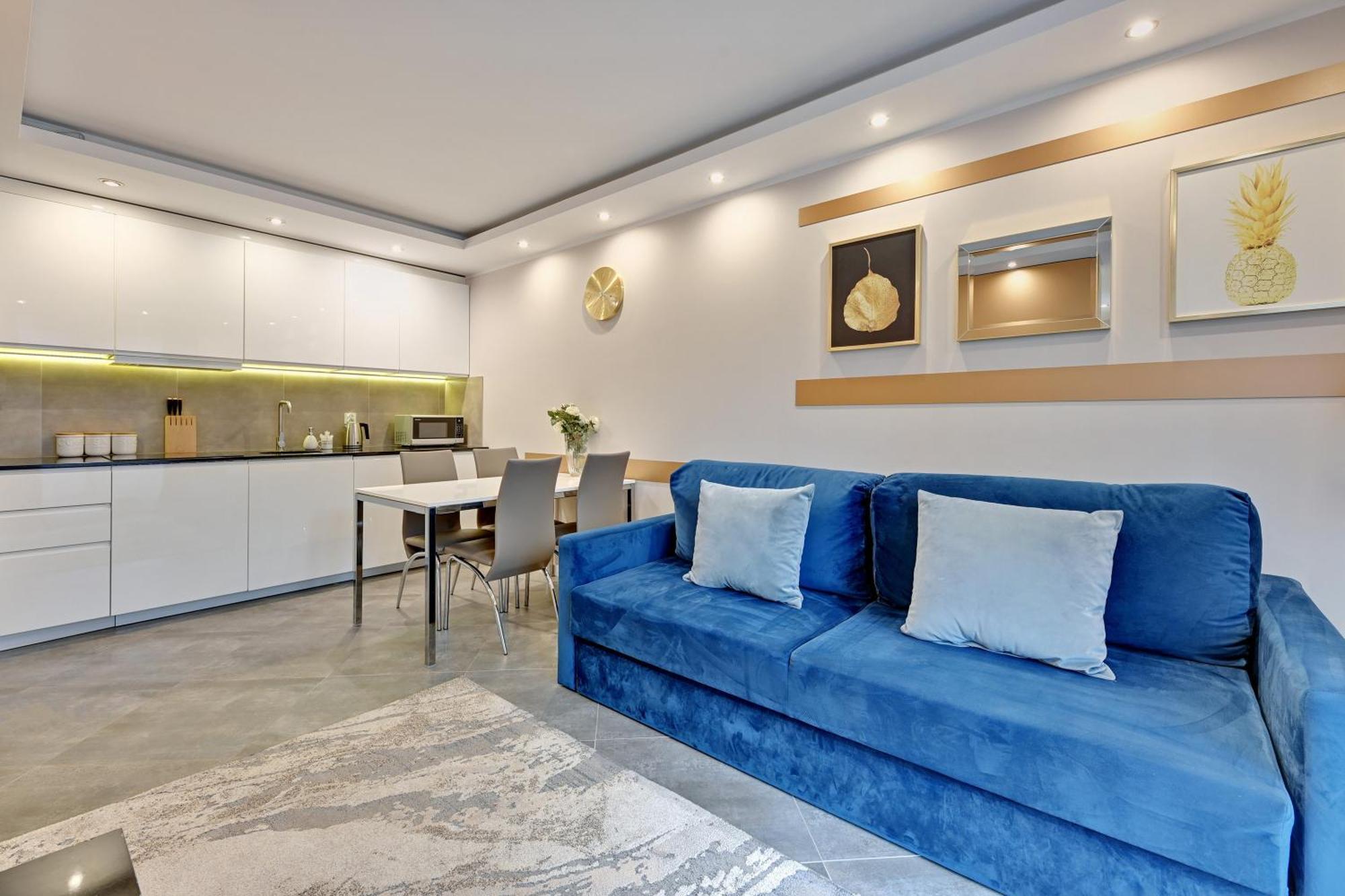 Flatbook Apartments Waterlane Island Spa With Riverview 格但斯克 外观 照片